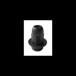 Oprawka termoplastyczna E14 z kołnierzem czarna LH/E14-2/B Orno