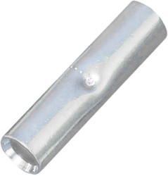 Butt connector, uninsulated, 1.0-1.5 mm², silver, 15 mm, 1497340000