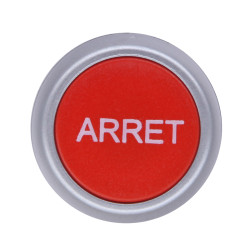 Przycisk, Ø 30.2mm, IP65, kolor: Czerwony, RS PRO