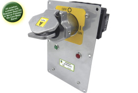 Przełącznik blokady bezpieczeństwa M-ISP-SKR-25 (A101) Śruba M4 2NC, NO 25 A 690V 1NO, 2NC Stal nierdzewna Klucz 112mm