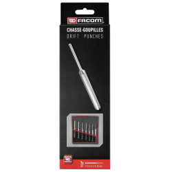Zestaw wybijaków średnica trzpienia 2 → 10 mm Facom Drift 7-szt.