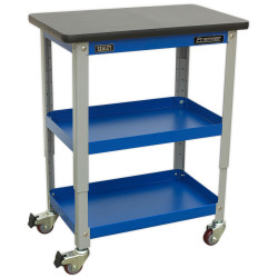 Sealey API2103 Industrial 3-Level Workshop Trolley