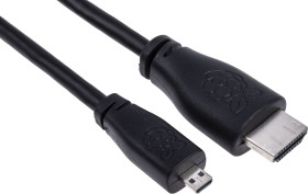 Micro HDMI to HDMI 2mtr Black Cable