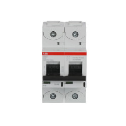 Wyłącznik nadprądowy MCB, Typ C, 2-biegunowy, 10A, 415V, ABB, S802C