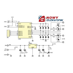 Zestaw AVT1724B Uniw. sterownik silników DC