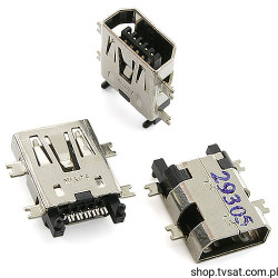 0202MB Mini USB Socket 10 Pin SMD SUYIN
