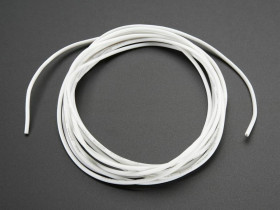 Adafruit Silicone Cover Stranded-Core Wire - 2m 26AWG White