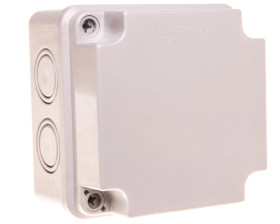 Puszka hermetyczna natynkowa 108x108x76mm IP44 szara PH-1B.2 28.15