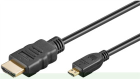 Przewód Hdmi™ O Dużej Szybkości Transmisji Z Ethernetem (Micro, 4K @ 60 Hz) -...