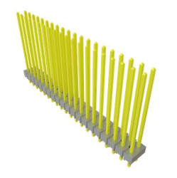 Wtyk PCB 40-pinowe raster: 2.54mm 2-rzędowe Samtec Przewlekany