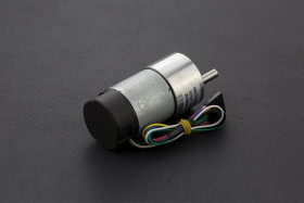 Metal DC Geared Motor w/Encoder - 12V 251RPM 18Kg.cm