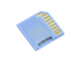 Micro SD Card Adapter for Raspberry &amp; Macbooks - Blue