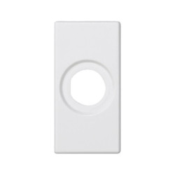 Simon Connect Płytka K45/2 22,5x45mm z otworem fi14mm czysta biel K103/9