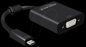 65558 HDMI Micro-D plug > VGA socket adapter