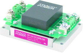 DC converter, 9-18 VDC, 100 W, 1 output, 48 VDC, 90 % efficiency, TEP 100-1218-CMF