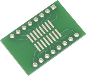 Circuit board, 16 x 25 mm, pitch 2.54 mm, double-sided, FR4 epoxy, Cu 35 µm, BYB-3-11H6007