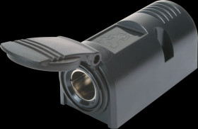 67618100 Vehicle standard socket, 6 - 24 V, 16 A, surface mounted, with l