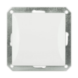 OPAL Wyłącznik łącznik pojedynczy do ramki biały WP-1/m Op BI