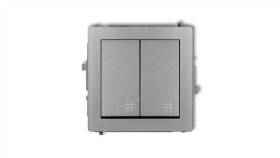 Mechanizm Łącznika Podwójnego Krzyżowego Srebrny Metalik 7Dwp-66