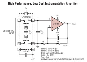 Precision Zero-Drift Operational Amplifier with Internal Capacitors