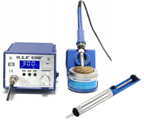 Stacja Lutownicza WEP 939D+ 75W pamięć x3 +odsysacz