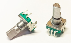 EC-12 przełącznik obrotowy enkoder 30 impulsowy + switch, pionowy