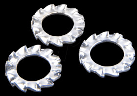 31851/8 Serrated lock washers, 6.4mm, 100 pcs.
