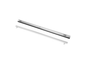 Listwa aluminiowa KLIP 2x70cm + przyssawka 45mm x2szt z haczykiem