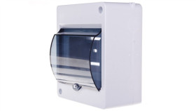 Rozdzielnica Modułowa 1X5 Natynkowa Ip30 Mini S-5 Z Pokrywą Dymną N...
