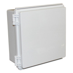 CamdenBoss CHDX8-229 X8 Series Hinged Polycarb Solid Lid 210x210x100 IP66/67