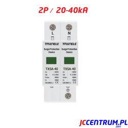 Ogranicznik Ochronnik Przepięć 2P T2 (C) 40kA AC / 275V