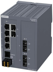 Switch XB206-3 zarządzalny Layer 2 6x RJ45 3x wielomodowy SC PROFINET IO SCALANCE XB 6GK5206-2BD00-2TB2