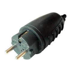 Wtyczka TRACON gumowa bez uchwytu TICS-012G