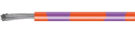 PVC-switching strand, highly flexible, LiYv, 0.14 mm², 18 x 0.1 mm, red/purple, outer Ø 1.1 mm, BYB-5-92F5398