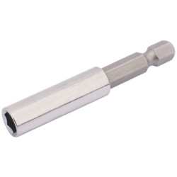 Draper 82407 Magnetic Bit Holder (60mm) 1/4&quot; (F) x 1/4&quot; (M)