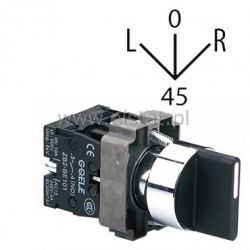 Przełącznik piórowy stabilny (1-0-2 ) krótki metal