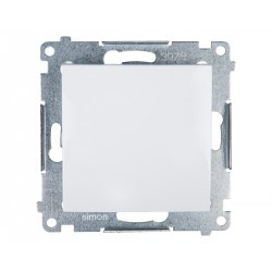 Simon 54 Łącznik jednobiegunowy, szybkozłącza, biały DW1.01/11