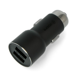 Ładowarka/zasilacz samochodowy transmiter FM - Xiaomi Mojietu Roidmi 3S - 2xUSB - czarny