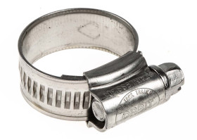 Opaska zaciskowa średnica wew 18 → 25mm ślimakowa RS PRO Stal nierdzewna szerokość 12mm