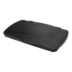 Pokrywa pojemnika na odpady, Czarny, do uzytku z: Pojemnik na odpady