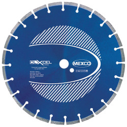 MEXCO CLXCEL350825 Concrete Looping Diamond Blade 350 x 25.4mm x 8mm Width