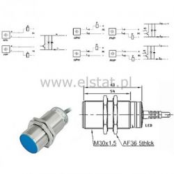 Czujnik indukcyjny LR30XCF10SBO ( AC, NO, 2P)