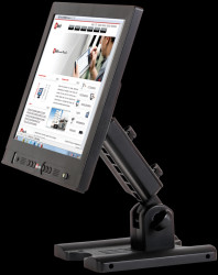 FT10TMB 25cm Touch monitor, S-Video, black