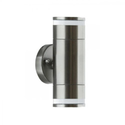 Lampa kinkiet zewnętrzny TARAS WLL 2xGU10 inox 03570 STRUHM