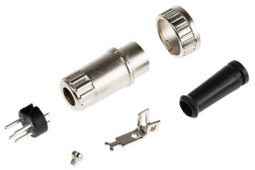 Wtyk Din 4 -pinowe Męski Montaż na kablu 100 V AC