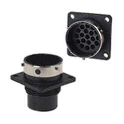 Złącze wielostykowe przemysłowe 19-pinowe Montaż na kołnierzu Wtyczka Souriau Sunbank by Eaton