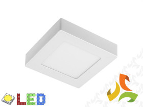 Oprawa downlight LED MATIS PLUS 7W 560lm 4000K IP20 natynkowa aluminium LD-MAN07W-NBP GTV