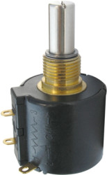 Precision potentiometer, 10 turns, 5 kΩ, 2 W, linear, solder lug, 3549H-1BH-502B