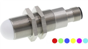 Ez180420 Lampa Sygnalizacyjna Led, M18x1 69Lang, Wielokolorowa Dioda Led,...