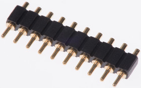 Złącze sprężynowe 10-pinowe raster: 2.54mm -rzędowe Preci-Dip Przewlekany Męski 3.5A 100.0 V , 150.0 V dc